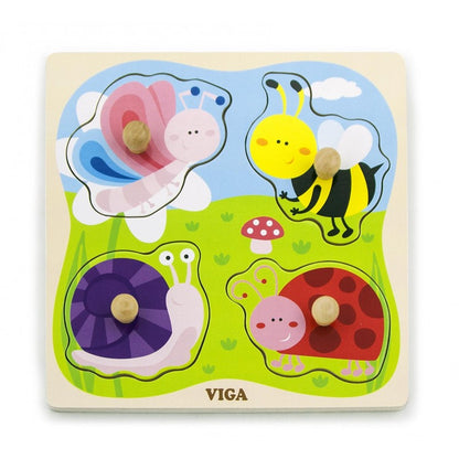 Puzzle cu mâner - Insecte, Viga