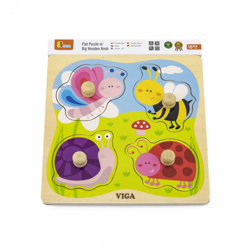 Puzzle cu mâner - Insecte, Viga