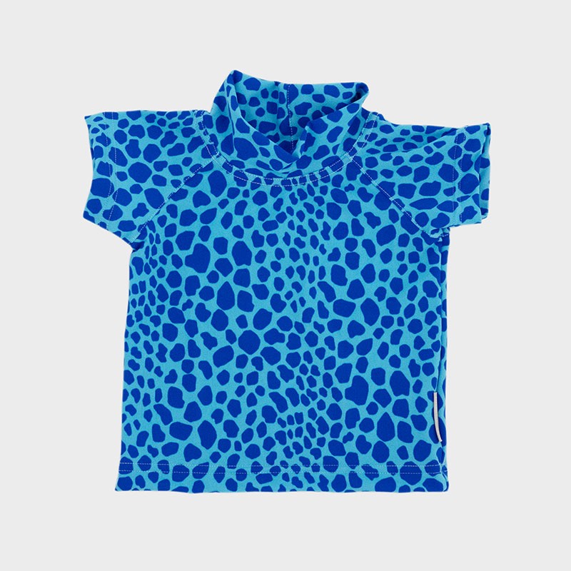 Tricou cu filtru UV ImseVimse - Blue Leopard