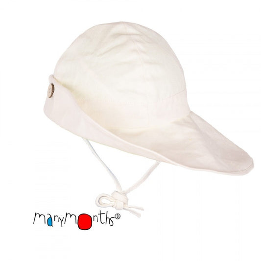 Pălărie ajustabilă ManyMonths Light cânepă și bumbac - Natural