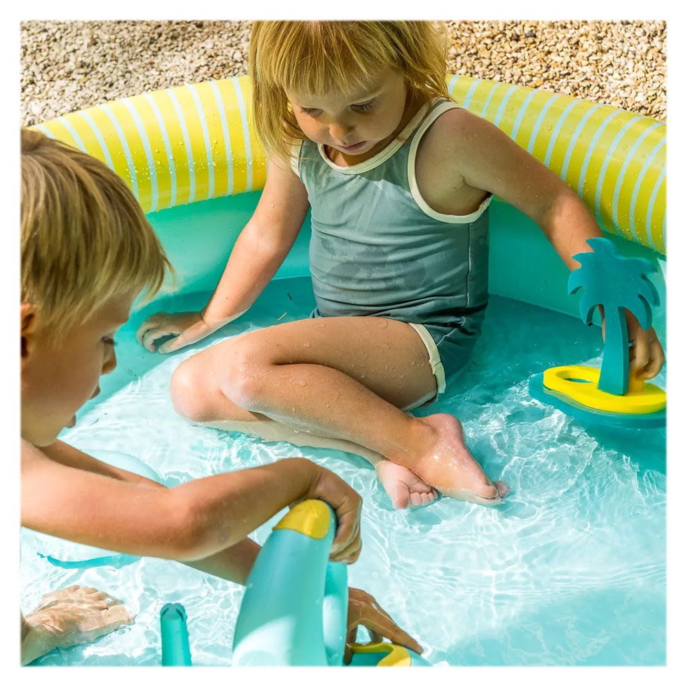Dippy, piscinǎ gonflabilǎ, 120 cm, albastru deschis, Quut Toys