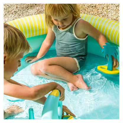 Dippy, piscinǎ gonflabilǎ, 120 cm, albastru deschis, Quut Toys