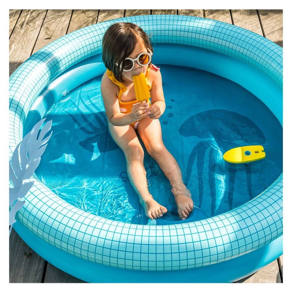 Dippy, piscinǎ gonflabilǎ, 120 cm, albastru, Quut Toys