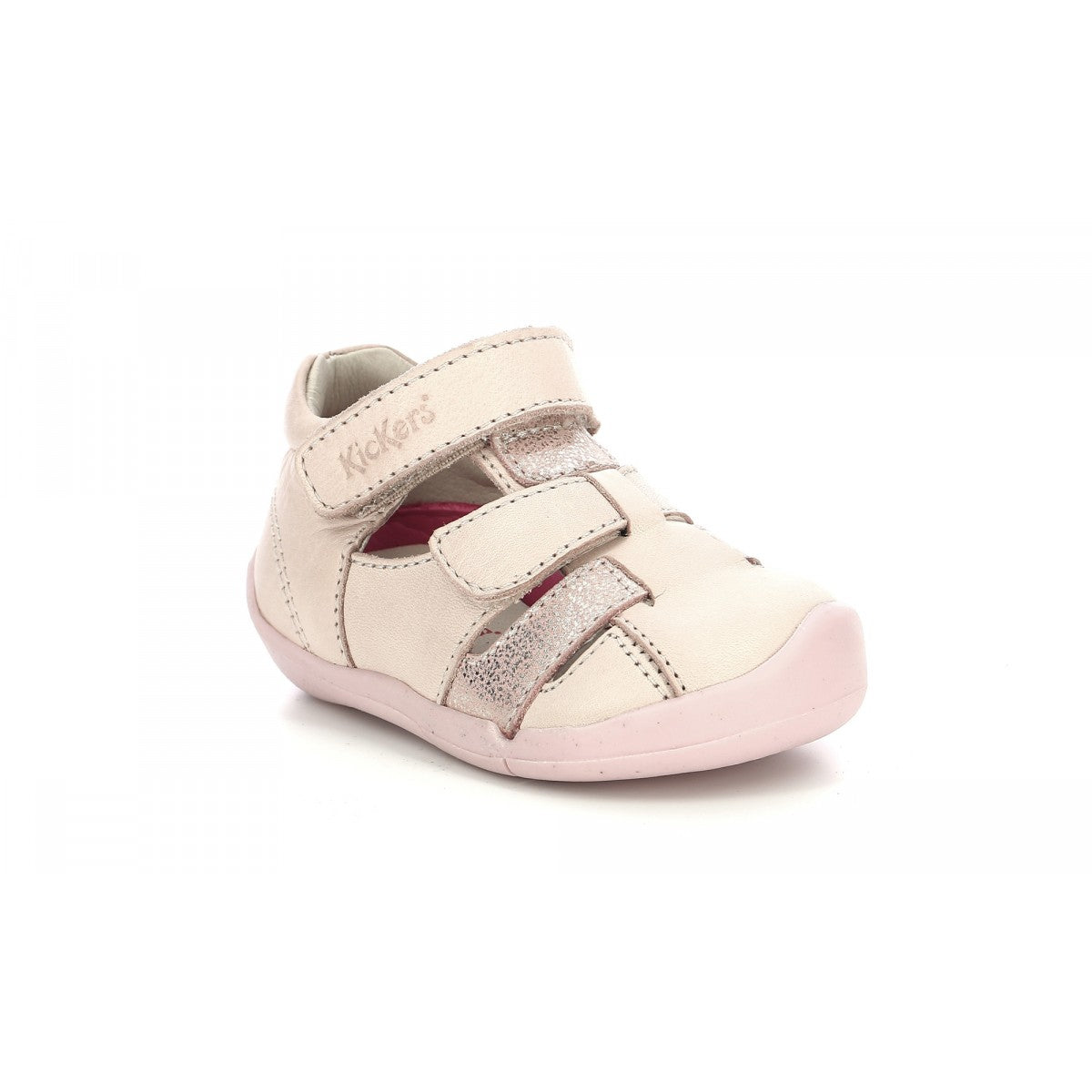 Sandale Kickers - Wasabou Light pink metallized