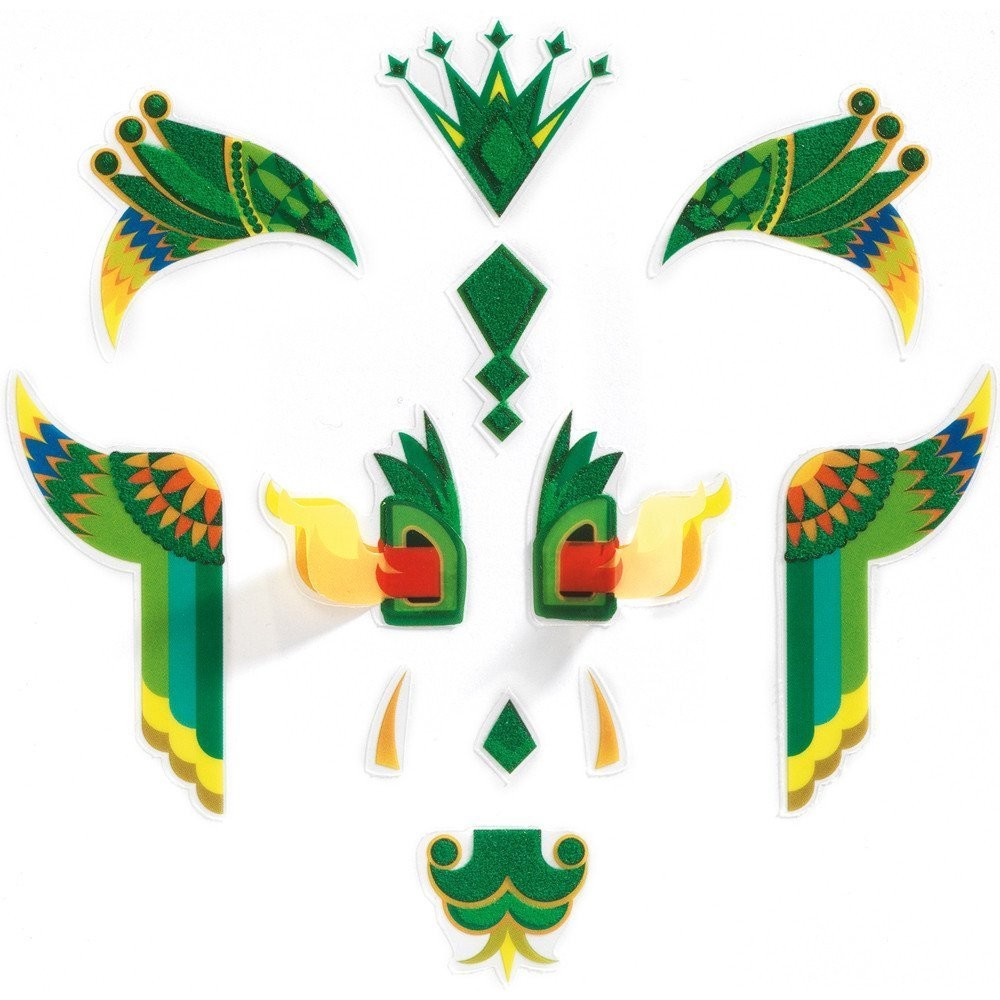 Stickere pentru fata Djeco, dragon