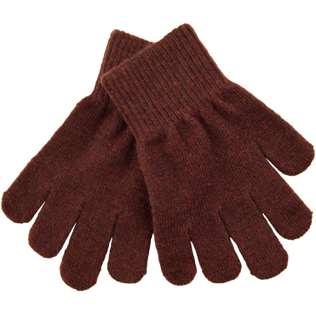 Manusi tricotate cu lana Magic Gloves Mikk-line - Decadent Chocolate