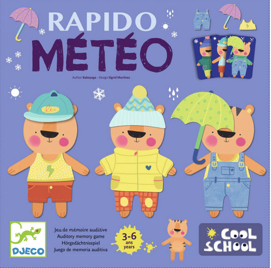 Rapido Meteo, joc de memorie Djeco