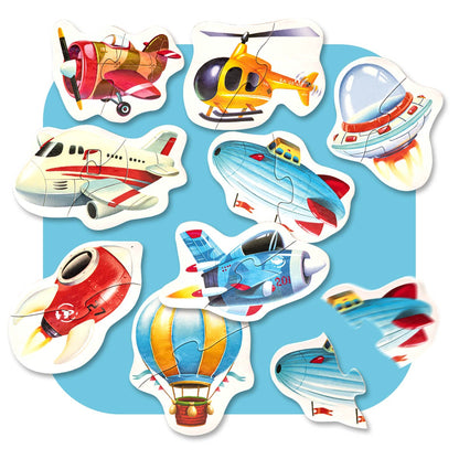 Puzzle Cubika, Transport aerian