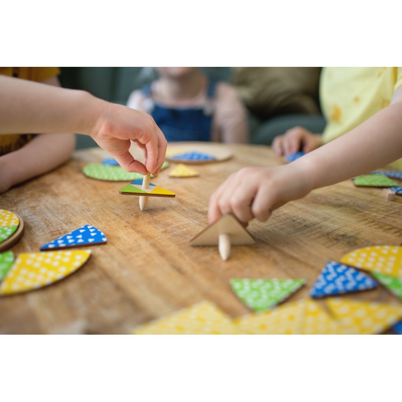 Rotește și potrivește, joc cu spinnere, BS Toys