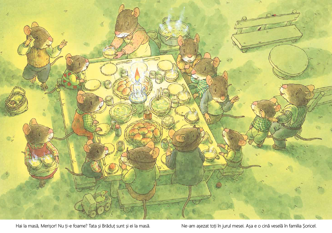 Familia Soricel merge la culcare