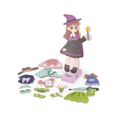 Set magnetic Vestimentație fete, Viga