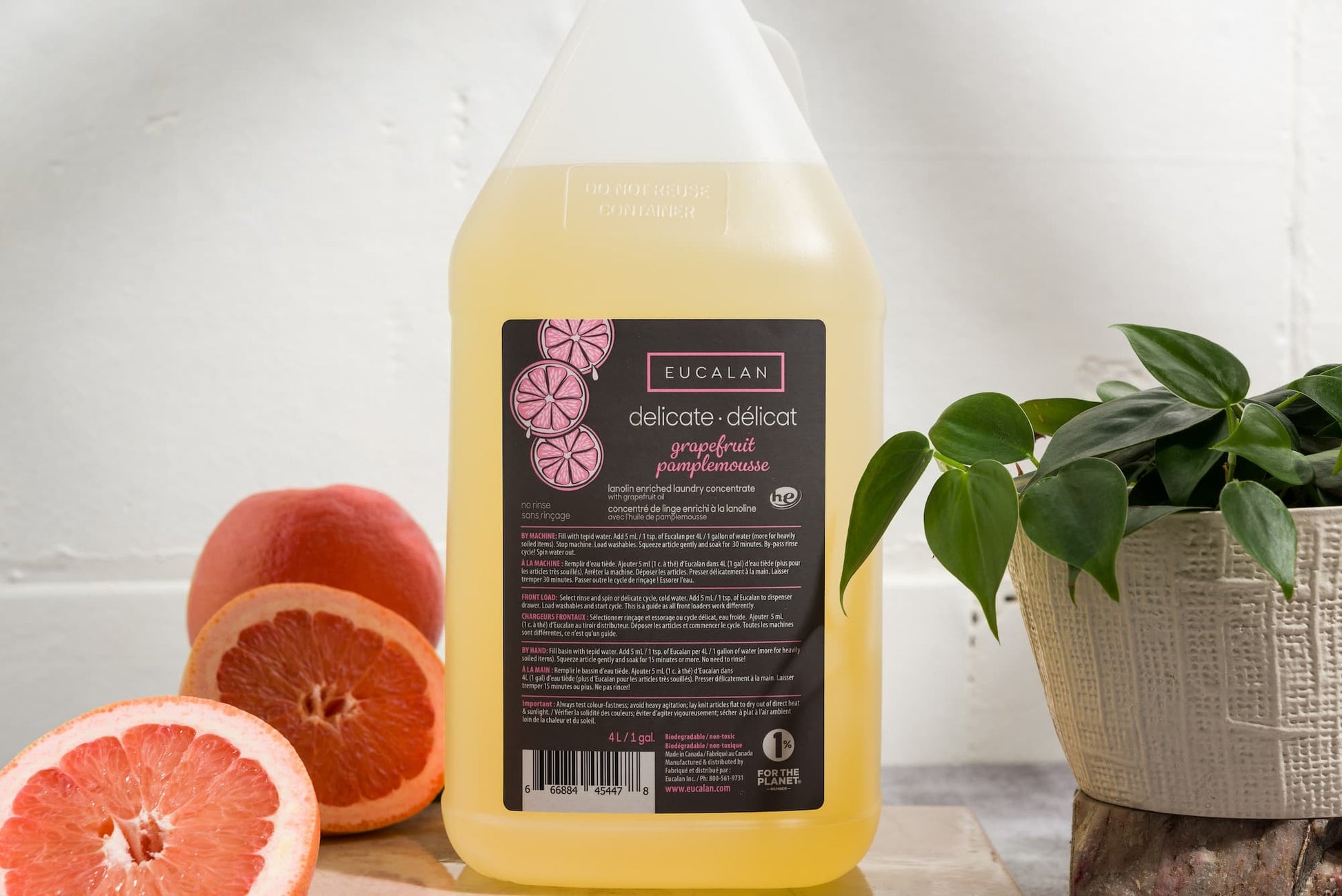 Eucalan - detergent delicat cu grapefruit - 4 litri